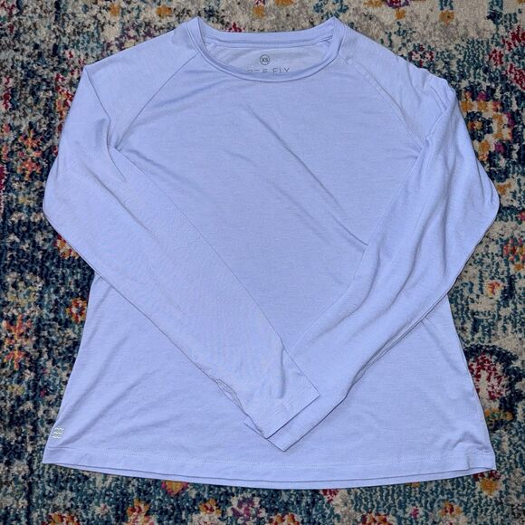 Free Fly Women's Lightweight Long Sleeve Top in Clear Sky Size XS - Picture 4 of 9